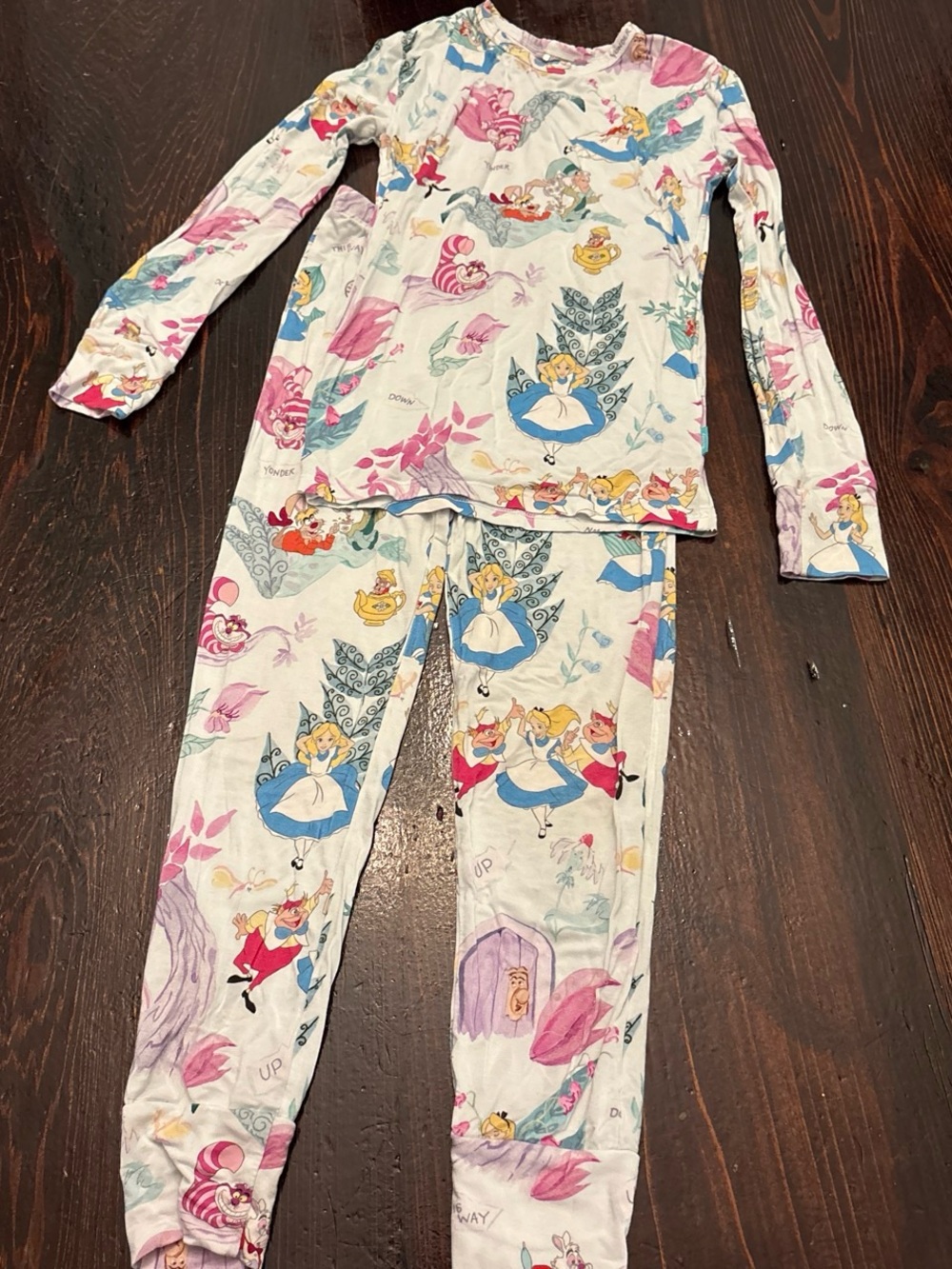 Posh Peanut Alice in Wonderland Long-Sleeve Pajama Set
